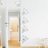INSPIO Nálepka Nálepky okolo dverí - Sivé medvede I. 90x70 zvieratá, medvede a sovy, okolo dverí sivá, plnofarebný motív