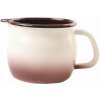 Metalac s výlevkou zaobl. Cappuccino 10cm 750 ml