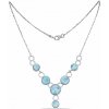 Nefertitis Larimar náhrdelník striebro Ag 925 VNECK049762 NF33335 - 46 - 50 cm, 18,3 g