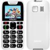 EVOLVEO EasyPhone, mobilný telefón pre seniorov s nabíjacím stojanom, biela EP-501-WH