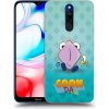 Picasee silikónový čierny obal pre Xiaomi Redmi 8 - COONDA chlupatka světlá