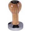 Buna café tamper, oliva, lak, TP, 58 mm, nerez lesk, konvexný