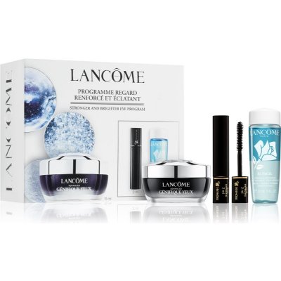 Lancôme Génifique Génifique Yeux aktívny omladzujúci krém na očné okolie 15 ml + Bi-Facil odličovač očí pre všetky typy pleti vrátane citlivej 30 ml + Hypnôse riasenka pre extra objem 2 ml