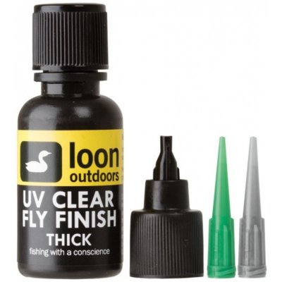 Loon Outdoors Prípravok na Viazanie Mušiek UV Clear Fly Finish Thick 0,5oz
