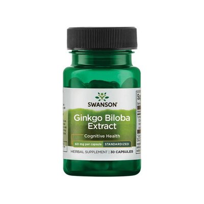 Swanson Ginkgo Biloba Extract 30 kapsule 60 mg