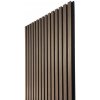 WALL CONCEPT akustický panel dub dymový, čierny filc + dyha, 2700x600x21 mm, 1,62 m2