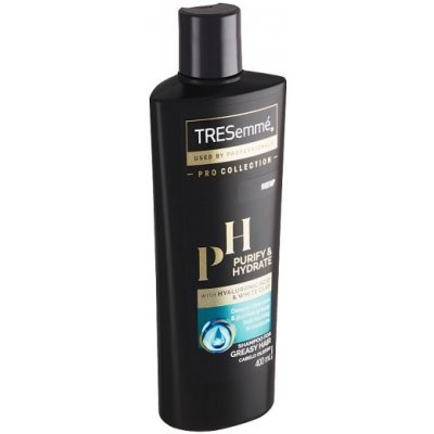 TRESemmé Hydrate&Purify šampón s kyselinou hyalurónovou a bielym ílom na mastné vlasy 400 ml