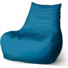 Sablio Sedací vak Bean Zafírová modrá - 100 x 90 x 45 cm