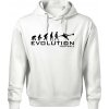 Evolution Football - Oversized mikina pánska Moon - kratšia + širšia - XL ( Biela )