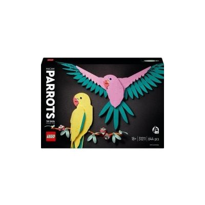 Lego Art 31211 Kolekcia zvierat – Papagáje ara