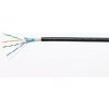 LYNX CS FTP kabel LYNX Cat5E, drát, dvojitý venkovní PE+PVC, černý, 305m cívka LX-SLD-FTP5E-OUTDJ-BK
