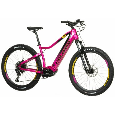 Horský elektrobicykel Crussis PAN-Guera 8.8-M 2023 Farba: rúžová, Veľkosť rámu: 19”, Priemer kolies: 27,5”
