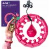 Hula hop s výstupkami DrFit 120 cm ružový