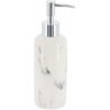 TENDANCE Dávkovač mydla Nardi Marble, biela/s chrómovými prvkami, 260 ml