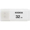 Kioxia USB flash disk, USB 2.0, 32GB, Hayabusa U202, Hayabusa U202, biely, LU202W032GG4