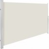 tectake 401529 bočná markíza výsuvná s rolovacím mechanizmom - 180 x 300 cm, béžová