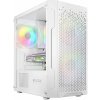 LOGIC PC skříň Aramis ARGB MINI 1x USB 3.0, 2x USB 2.0 + audio, bílá, bez zdroje