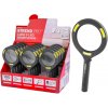 Lupa so svetlom Strend Pro 113x242x22 mm, 2xAA, LED 100 lm, 3x LED osvetlenie, na čítanie, Sellbox 15 ks
