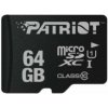 Patriot/micro SDHC/64 GB/80 MBps/UHS-I U1 / Class 10 (PSF64GMDC10)