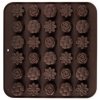 Banquet Formičky na čokoládu silikonové Culinaria Brown 21,4x20,6cm mix tvarů