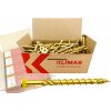 Klimas Wkret-Met TX 8x380mm - 1 Kartón (4x50 ks) - Skrutky / Vruty do dreva so zapustenou hlavou, WKCS
