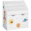 SongmicsHome Regál na hračky a knihy VESMÍR 62,5x29,5x70cm