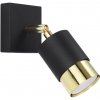 Sollux Wall lamp NERO black/golden SL.1069