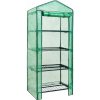 Záhradný skleník 4 police fólia UV4 130g/m2 1,6x0,5x0,7 m zelená Springos