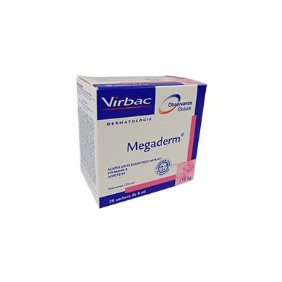 Virbac Megaderm roztok pre psov a mačky nad 10 kg 28 x 8 ml