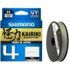 SHIMANO Line Kairiki 4 Steel Gray, 150 m priemer 0,19 mm, nosnosť 11,6 kg