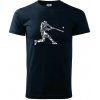 Hráč basebalu ikony - Klasické pánske tričko vyššej gramáže - 2XL ( Tmavomodrá (takmer čierna) )