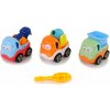 Lean Toys Šrobovacia súprava – 3 stavebné vozidlá