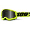 100% okuliare STRATA 2 SAND Fluo Yellow dark smoke