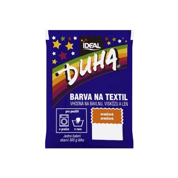 dúha farba na textil číslo 12 oranžová 15 g