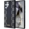 DKNY PU Leather Checkered Pattern Magsafe Samsung Galaxy S24 Ultra Black