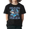 Fajntričko Kids Tričko - Tralalero Tralala žralok (Taliansky Brainrot), Farba čierna, Strih/ Variant UNISEX