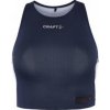 CRAFT PRO Hypervent Cropped tmavě modrá 1910432-396932 M; Modrá nátělník