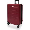 AVANCEA Škrupinový cestovný kufor DE2934 vínový M 66x44x29 cm