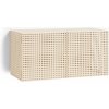 HAY Skrinka Perforated Cabinet Wall Small, eggshell
