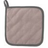 Hnedá bavlnená kuchynská chňapka Tiseco Home Studio Abe, 20 x 20 cm