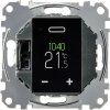 Schneider Electric Merten System M - Digitálny univerzálny programovateľný termostat s dotykovým displejom