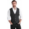 Ombre elegantná pánska vestička k obleku, výstrih do V, veľkosť L