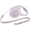 Vodítko Flexi New Comfort S opasok 5m/15kg ružová