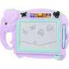 FunPlay B53881 Detská tabuľka na kreslenie SLONÍK s príslušenstvom, 33x23,5cm, fialová