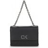 Calvin Klein Jeans Tašky cez rameno RE-LOCK DOUBLE GUSETTBAG_JCQ Čierna