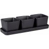 Wenko Snack and dip set, 3 misky s podnosem, 300 ml, WENKO