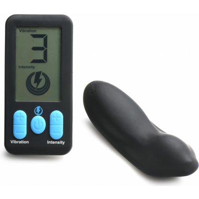 Zeus Electrosex E-Stim Panty Vibe with Remote Control Black