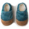 Detské papučky TITOT Cuddly Moss veľkosť 23, vložka 14,5 cm