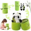PLYŠOVÁ PANDA 24cm MAZNAČIK V BAMBUSE BAMBUSOVÝ PLYŠÁK PRE DETI