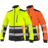 Canis CXS bunda BENSON výstražná softshell žluto čierna